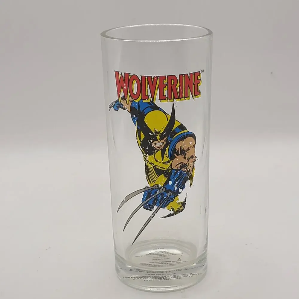 Marvel Comics X-Men Wolverine Glass Tumbler